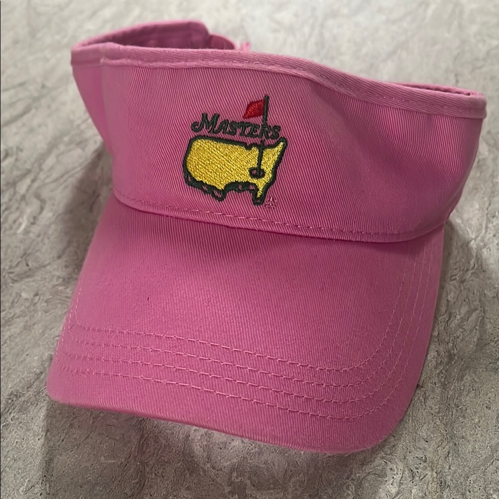 Masters Pink and Yellow Golf Hat
